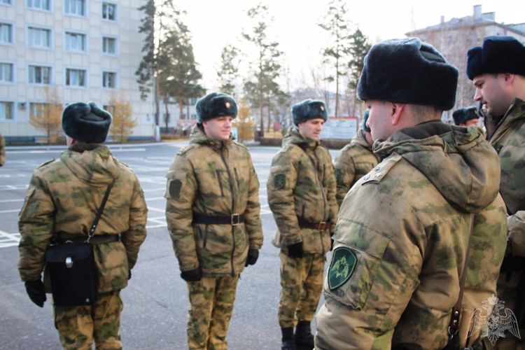 В Управлении Росгвардии по Хабаровскому краю состоялся строевой смотр личного состава