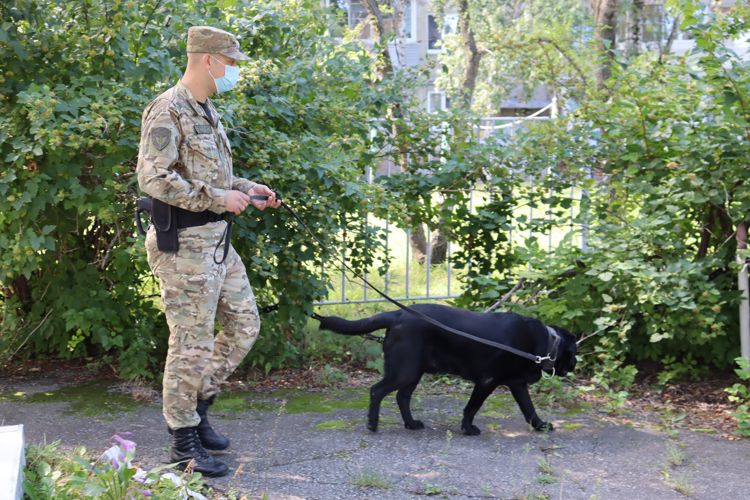 Взрывотехники и кинологи ОМОН Росгвардии завершили обследование  школ на предмет  безопасности 
