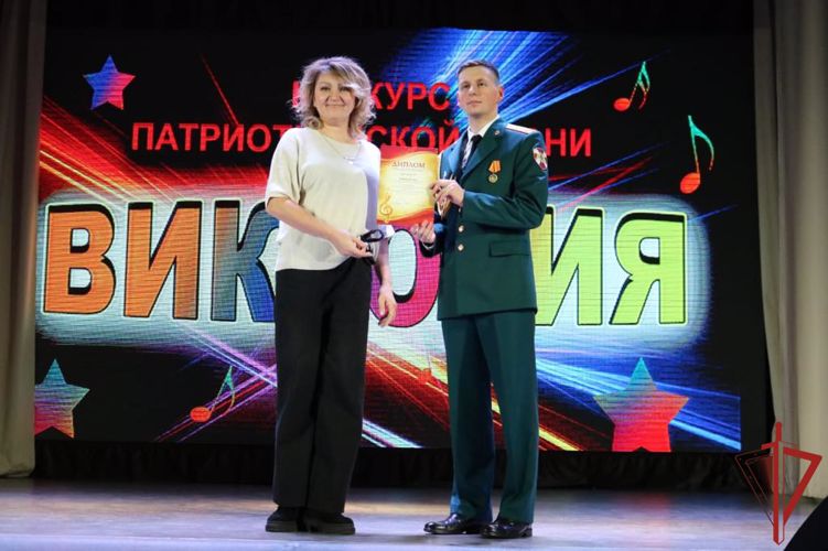 Росгвардейцы из Хабаровска приняли участие в конкурсе патриотической песни "Виктория"