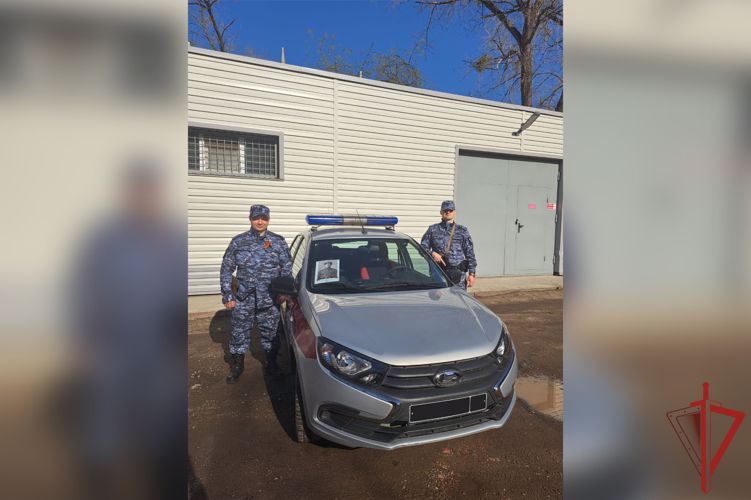Ко всероссийской акции «Бессмертный автополк» присоединились росгвардейцы Хабаровского края
