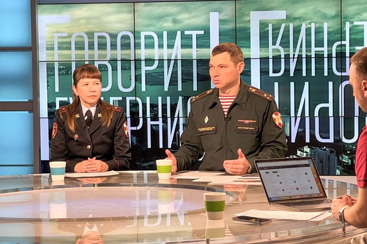 Офицеры Росгвардии рассказали о службе в подразделениях ведомства в эфире хабаровских телеканалов