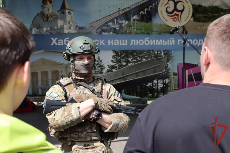  Хабаровские росгвардейцы стали участниками военно-спортивного фестиваля «Мы вместе»