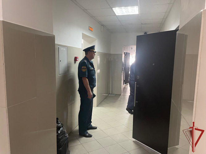 В Хабаровске прошло совместное пожарно-тактическое учение Росгвардии и МЧС