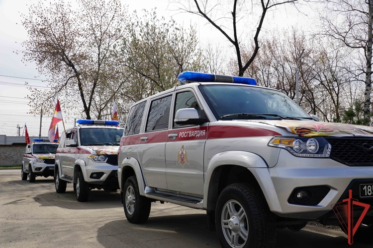 Росгвардейцы Хабаровска провели Всероссийский автопробег «Вахта памяти. Сыны Великой Победы»