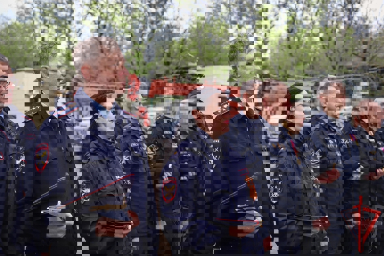 В Хабаровске икона Святого Георгия Победоносца была передана бойцам ОМОН «Тигр» Росгвардии
