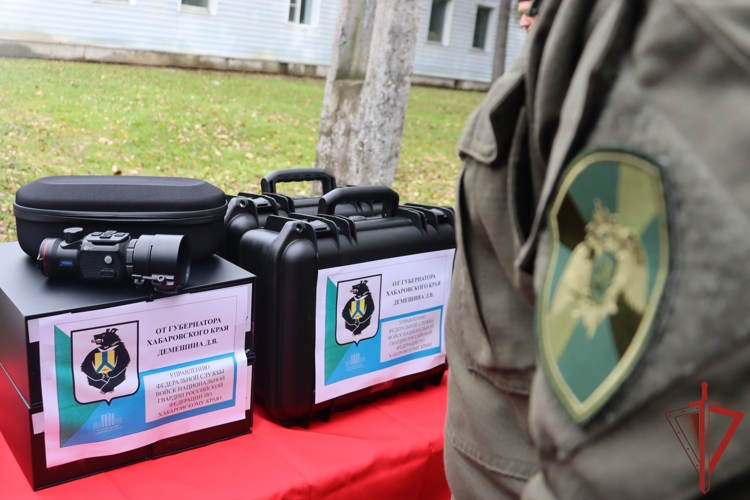 Хабаровским росгвардейцам передана партия FPV-дронов и тепловизионное оборудование