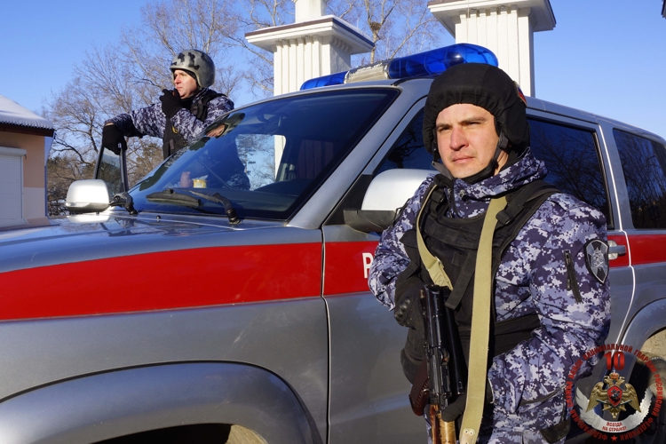На прошлой неделе сотрудники Росгвардии более 250 раз выезжали по сигналам «Тревога», поступившим с охраняемых объектов