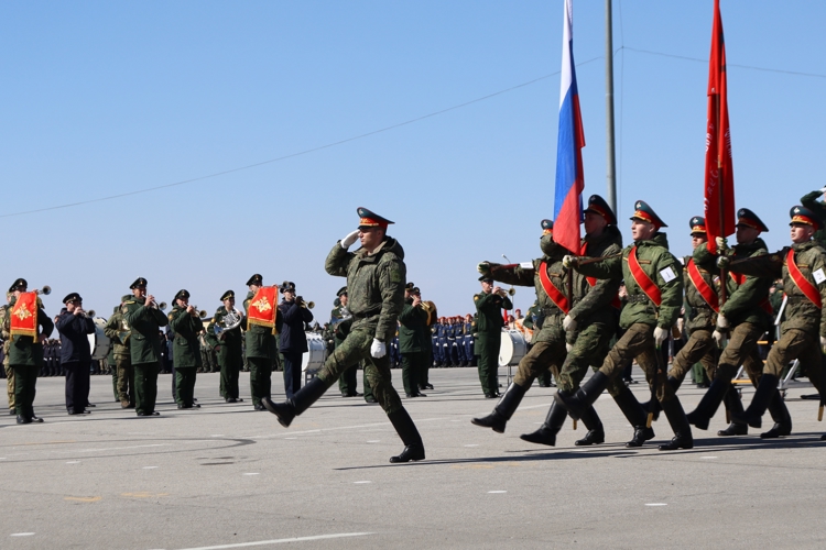 В Хабаровске военнослужащие и сотрудники регионального управления Росгвардии готовятся к параду Победы