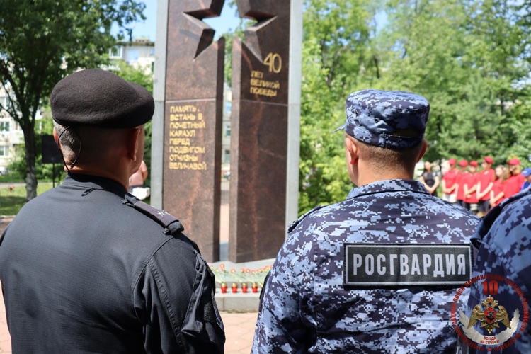 В Хабаровске росгвардейцы почтили память земляков-дальневосточников, погибших в годы Великой Отечественной войны
