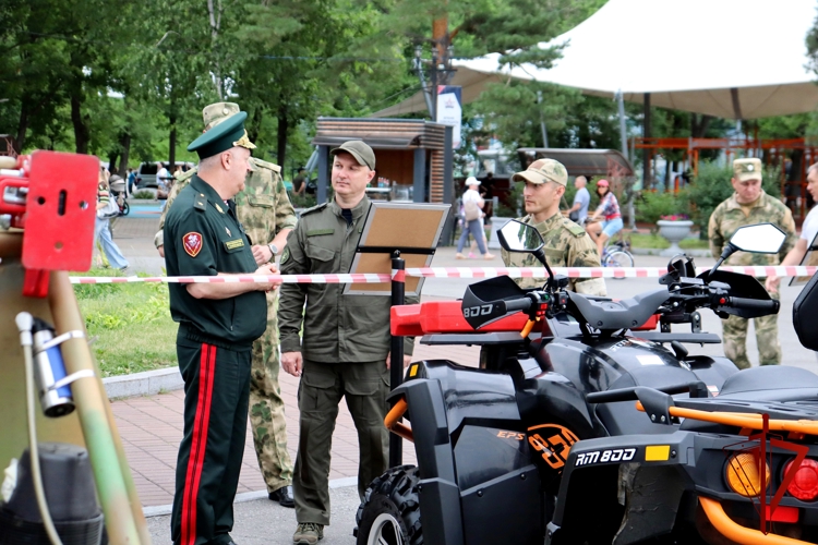 В Хабаровске Росгвардия провела спортивное мероприятие, посвященное Дню ветеранов боевых действий